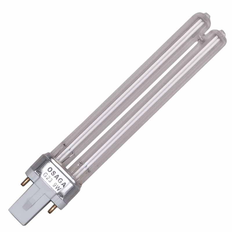 OSAGA UVC Ersatzlampe 11 Watt PL Sockel G23 UVC Lampe für alle UV-C Klärgeräte 